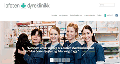 Desktop Screenshot of lofotendyreklinikk.no